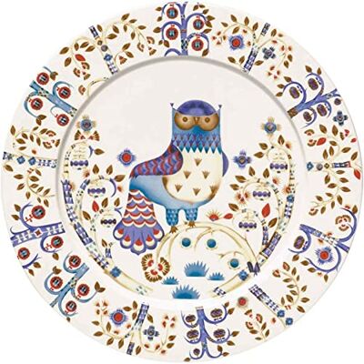 iittala 500490 Taika Plato Llano (30 cm), diseño de pájaro iittala 500490 Taika Plato Llano (30 cm), diseño de pájaro