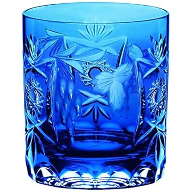 Nachtmann Vaso de Whisky Pur Traube, Azul Cobalto, Cristal de Plomo, 9 cm, Hecho en Alemania, 35894 Nachtmann Vaso de Whisky Pur Traube, Azul Cobalto, Cristal de Plomo, 9 cm, Hecho en Alemania, 35894