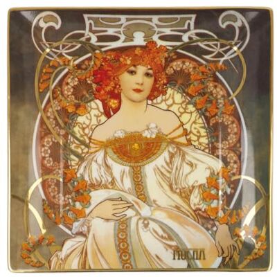 Goebel Cuenco de 12 cm, diseño de Alphonse Mucha Artis Orbis Goebel Cuenco de 12 cm, diseño de Alphonse Mucha Artis Orbis
