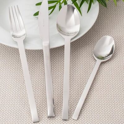Garcia de Pou García de Pou 112.06 Tenedores de Mesa Spiga, 21.7 cm, Set de 12, Plateado Garcia de Pou García de Pou 112.06 Tenedores de Mesa Spiga, 21.7 cm, Set de 12, Plateado