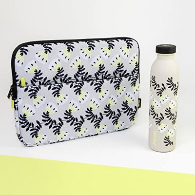 MILAN ® Botella isotérmica + funda para portátil 13 pulgadas, serie especial Wallpaper MILAN ® Botella isotérmica + funda para portátil 13 pulgadas, serie especial Wallpaper