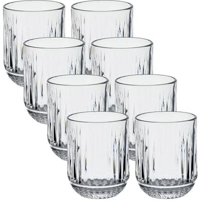 San Ignacio Juego de 8 Vasos de cristal de 300ml Transparente San Ignacio Juego de 8 Vasos de cristal de 300ml Transparente