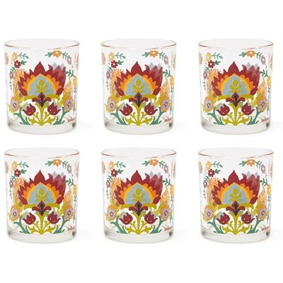 Excelsa New Delhi - Juego de 6 Vasos Coloridos para Bebidas Excelsa New Delhi - Juego de 6 Vasos Coloridos para Bebidas
