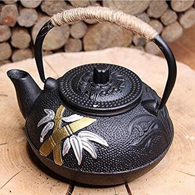 TEA SOUL Croci Tetera 600 ml Negro Decorado TEA SOUL Croci Tetera 600 ml Negro Decorado