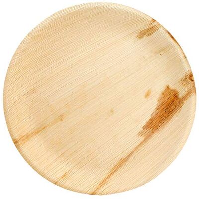 Garcia de Pou García de Pou 25 Unidades 188.68 Platos Redondos, Diámetro 23 cm, Natural, Areca Garcia de Pou García de Pou 25 Unidades 188.68 Platos Redondos, Diámetro 23 cm, Natural, Areca