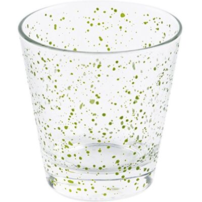 Excelsa Venezia Vaso de Cristal, Verde, 8 x 8 x 9 cm Excelsa Venezia Vaso de Cristal, Verde, 8 x 8 x 9 cm
