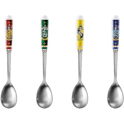 Egan Juego de 4 cucharillas colección Warner Bros Harry Potter Set 4 cucharillas de metal Harry Potter La referencia es: . Egan Juego de 4 cucharillas colección Warner Bros Harry Potter Set 4 cucharillas de metal Harry Potter La referencia es: .