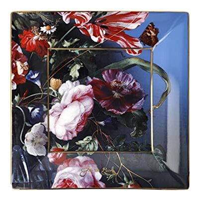 Goebel Jan Davidsz de Heem Cuenco decorativo (16 x 16 cm), diseño de flores de verano Goebel Jan Davidsz de Heem Cuenco decorativo (16 x 16 cm), diseño de flores de verano