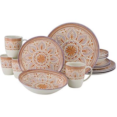 Creatable , , Majolica red series, combination service 16 pieces, Stoneware Creatable , , Majolica red series, combination service 16 pieces, Stoneware