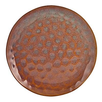 H&H Mykonos Juego de Platos Llanos, Stoneware, Bruno/rossastro, 4 Unidad H&H Mykonos Juego de Platos Llanos, Stoneware, Bruno/rossastro, 4 Unidad