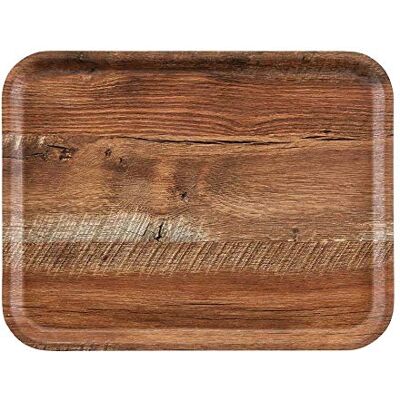 Bandeja de cantina laminada Madeira Marrón Roble 430mm - Bandeja de cantina Bandeja de cantina laminada Madeira Marrón Roble 430mm - Bandeja de cantina