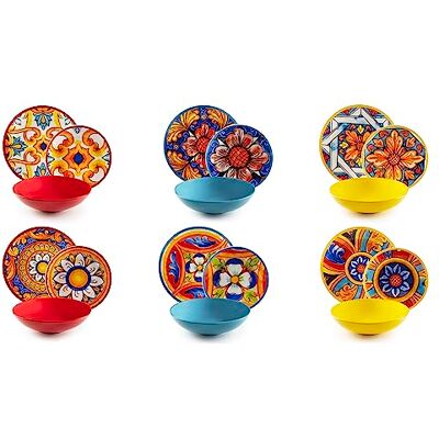 Excelsa - Camastra - Multicolor - Porcelana - Conjunto de vajilla Excelsa - Camastra - Multicolor - Porcelana - Conjunto de vajilla