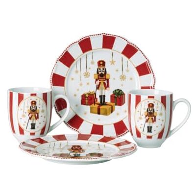 Hutschenreuther Christmas Love Set de 4 platos rojos 22 cm 2 x tazas con mango 0,40 l en caja de regalo Hutschenreuther Christmas Love Set de 4 platos rojos 22 cm 2 x tazas con mango 0,40 l en caja de regalo