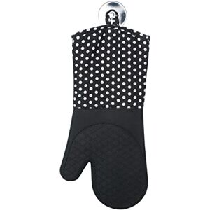 Wenko Manoplas de Silicona Negro, 2 uds. 1 par, Algodón, 18.5 x 37.5 cm, Negro Wenko Manoplas de Silicona Negro, 2 uds. 1 par, Algodón, 18.5 x 37.5 cm, Negro