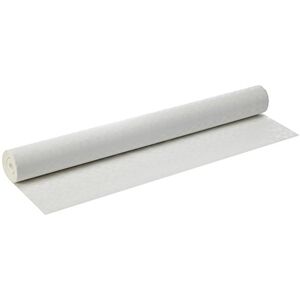 PAPSTAR Mantel de papel con relieve de Damasco (50 x 1 m), color blanco, papel, weiß, 1 Rollo PAPSTAR Mantel de papel con relieve de Damasco (50 x 1 m), color blanco, papel, weiß, 1 Rollo
