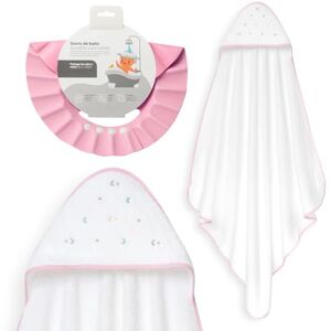 Interbaby Capa de Baño Bebé + Gorro Ajustable Toalla con Capucha 100% Algodón, Unisex Suave, Secado Rápido Ideal para Recién Nacidos, Bebes y Niños Pequeños Estrella Luna Multicolor Interbaby Capa de Baño Bebé + Gorro Ajustable Toalla con Capucha 100% Algodón, Unisex Suave, Secado Rápido Ideal para Recién Nacidos, Bebes y Niños Pequeños Estrella Luna Multicolor