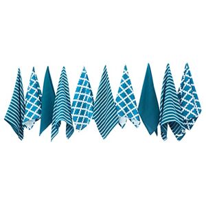 Penguin Home ® Juego de 10 Toallas de té 100% algodón La mayoría Durable Elegante diseño Azul Claro con Varios Patrones Tamaño: 65 x 45 cm Penguin Home ® Juego de 10 Toallas de té 100% algodón La mayoría Durable Elegante diseño Azul Claro con Varios Patrones Tamaño: 65 x 45 cm