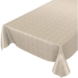 ANRO Mantel de Hule, Lavable, Aspecto de Lino, Aspecto Textil, 100 x 140 cm, Color Beige ANRO Mantel de Hule, Lavable, Aspecto de Lino, Aspecto Textil, 100 x 140 cm, Color Beige
