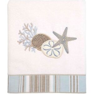 Avanti Linens por el mar Toalla de baño, algodón, Blanco, Hand Avanti Linens por el mar Toalla de baño, algodón, Blanco, Hand