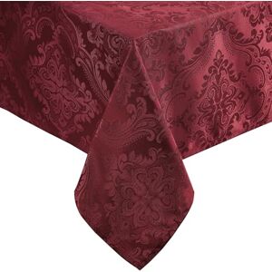 Elrene Mantel Damasco - Poliéster, Cereza, 52" x 52" - Mantel Elrene Mantel Damasco - Poliéster, Cereza, 52" x 52" - Mantel