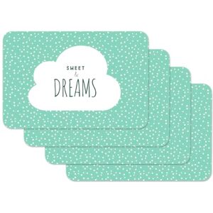 Venilia Menta con Frases - Tapetes de Mesa Venilia Menta con Frases - Tapetes de Mesa