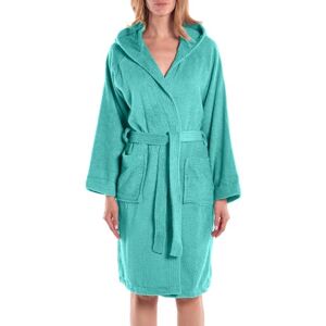Caleffi Accappatoio con Cappuccio Minorca Albornoz con Capucha, Menta, M Unisex Adulto Caleffi Accappatoio con Cappuccio Minorca Albornoz con Capucha, Menta, M Unisex Adulto