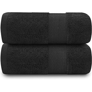 GAVENO CAVAILIA Conjunto de baño negro 700GSM algodón - Egipcio, Muy absorbente GAVENO CAVAILIA Conjunto de baño negro 700GSM algodón - Egipcio, Muy absorbente