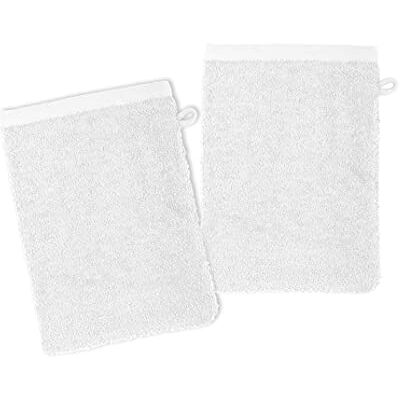 Stof 15 x 21 cm, 100% algodón Manopla, Color Blanco Stof 15 x 21 cm, 100% algodón Manopla, Color Blanco