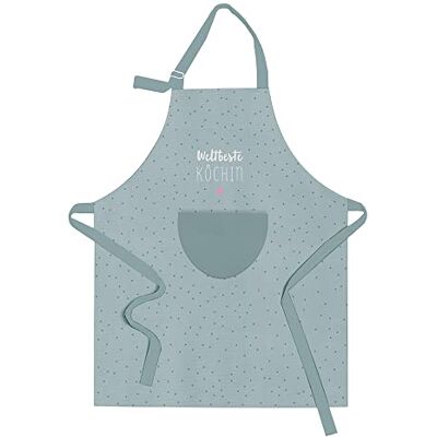 Grafik-werkstatt 64035 Delantal de algodón verde - Accesorio de cocina Grafik-werkstatt 64035 Delantal de algodón verde - Accesorio de cocina