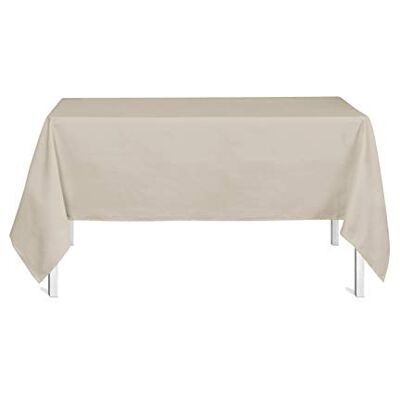 TODAY 256310 Mantel, Redondo, de poliéster, poliéster, Beige, 140x200-cm TODAY 256310 Mantel, Redondo, de poliéster, poliéster, Beige, 140x200-cm