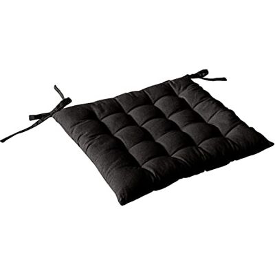 ED ENJOY HOME Enjoy Home Disfrute Inicio NRGP040040 2007 Cojín, algodón, 40 x 40 cm, Color: Negro ED ENJOY HOME Enjoy Home Disfrute Inicio NRGP040040 2007 Cojín, algodón, 40 x 40 cm, Color: Negro
