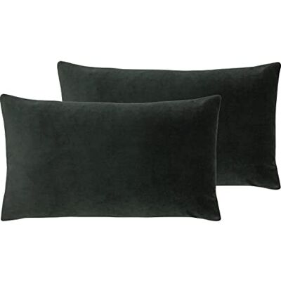 furn. Evans Lichfield Sunningdale Polyester Filled Cushions (Twin Pack), Polyester, Charcoal furn. Evans Lichfield Sunningdale Polyester Filled Cushions (Twin Pack), Polyester, Charcoal