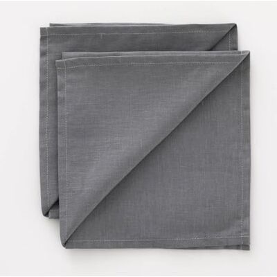 BL BELUM BELUM Pack 2 servilletas Lino 00% Servilletas Lino de 50x 50cm Decoración del hogar Pack Servilleta Lino 00% (Antracithe) BL BELUM BELUM Pack 2 servilletas Lino 00% Servilletas Lino de 50x 50cm Decoración del hogar Pack Servilleta Lino 00% (Antracithe)