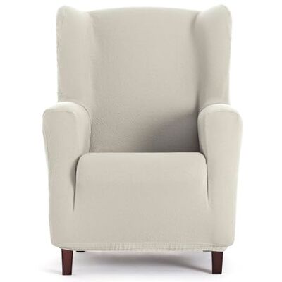 Eysa Harlem Funda de sillón orejero elástica 70-100cm de Respaldo, Crudo Eysa Harlem Funda de sillón orejero elástica 70-100cm de Respaldo, Crudo