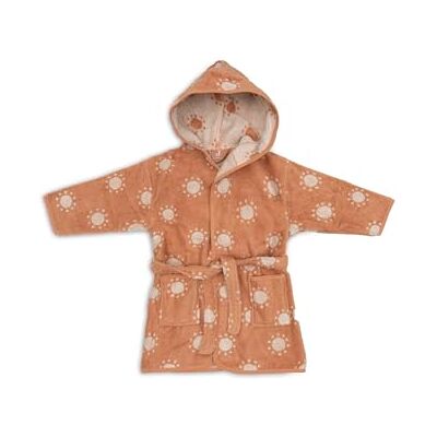 Jollein Albornoz infantil de 1 a 2 años Jacquard, color sol 100% algodón Tejido de rizo Certificado OEKO-TEX Con capucha Albornoz para niñas y niños Jollein Albornoz infantil de 1 a 2 años Jacquard, color sol 100% algodón Tejido de rizo Certificado OEKO-TEX Con capucha Albornoz para niñas y niños