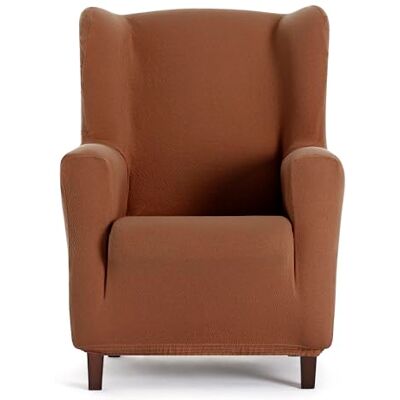 Eysa Harlem Funda de sillón orejero elástica 70-100cm de Respaldo, Caldera Eysa Harlem Funda de sillón orejero elástica 70-100cm de Respaldo, Caldera