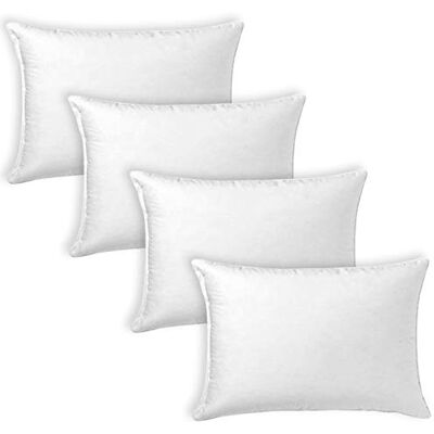 Mercury - Relleno de Cojin Juego de 2/4 Unid (4 Rellenos, 50X70 cm) Super Suave Mullido, Antialergico, Fibra Hueca de Alta recuperacion, para Sofá,Cama,Coche Mercury - Relleno de Cojin Juego de 2/4 Unid (4 Rellenos, 50X70 cm) Super Suave Mullido, Antialergico, Fibra Hueca de Alta recuperacion, para Sofá,Cama,Coche