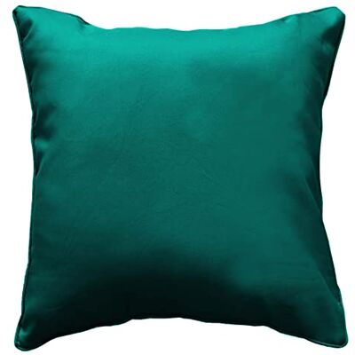 Douceur d'Intérieur , Cojín 60 x 60 Cm Esmeralda, Poliéster Liso, Esencial Douceur d'Intérieur , Cojín 60 x 60 Cm Esmeralda, Poliéster Liso, Esencial