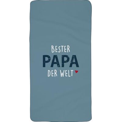 GRUSS & CO Toalla mágica «Bester Papa Der Welt», Toalla de Mano XL, en Forma prensada, 50 cm x 100 cm, algodón, artículo de Regalo, GRUSS & CO Toalla mágica «Bester Papa Der Welt», Toalla de Mano XL, en Forma prensada, 50 cm x 100 cm, algodón, artículo de Regalo,