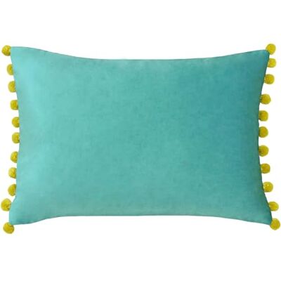 Paoletti Fiesta Velvet - Turquesa - Talla única - Funda de cojín Paoletti Fiesta Velvet - Turquesa - Talla única - Funda de cojín