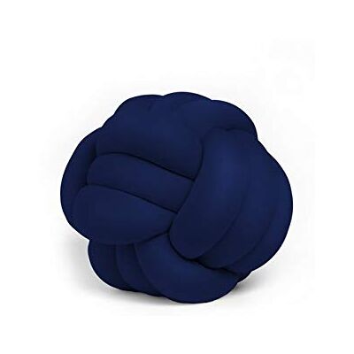 Homemania Cojín Decorativo de Poliéster, Azul, 30 x 30 x 35 Cm Homemania Cojín Decorativo de Poliéster, Azul, 30 x 30 x 35 Cm