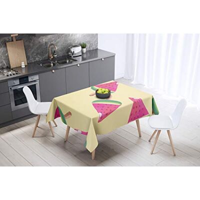 Bonamaison Kitchen Decoration, Tablecloth, 145 cm x 145 cm Designed and Manufactured in Turkey Bonamaison Kitchen Decoration, Tablecloth, 145 cm x 145 cm Designed and Manufactured in Turkey