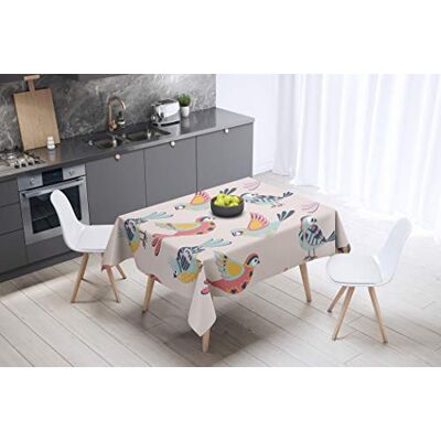 Bonamaison Kitchen Decoration, Tablecloth, 145 cm x 145 cm Designed and Manufactured in Turkey Bonamaison Kitchen Decoration, Tablecloth, 145 cm x 145 cm Designed and Manufactured in Turkey