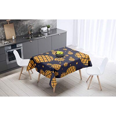 Bonamaison Kitchen Decoration, Tablecloth, 145 cm x 145 cm Designed and Manufactured in Turkey Bonamaison Kitchen Decoration, Tablecloth, 145 cm x 145 cm Designed and Manufactured in Turkey