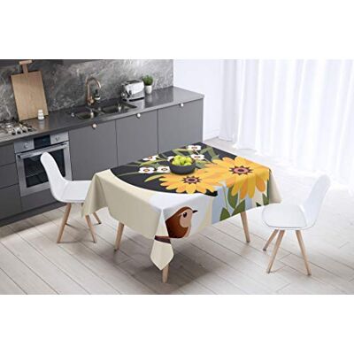 Bonamaison Kitchen Decoration, Tablecloth, 145 cm x 145 cm Designed and Manufactured in Turkey Bonamaison Kitchen Decoration, Tablecloth, 145 cm x 145 cm Designed and Manufactured in Turkey