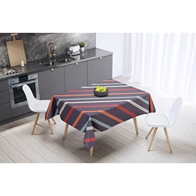 Bonamaison Kitchen Decoration, Tablecloth, 145 cm x 145 cm Designed and Manufactured in Turkey Bonamaison Kitchen Decoration, Tablecloth, 145 cm x 145 cm Designed and Manufactured in Turkey