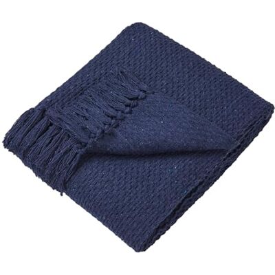 Hayden Mantas y Cojines Navy - Mantas y Cojines Hayden Mantas y Cojines Navy - Mantas y Cojines
