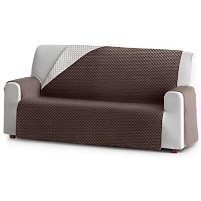 Eysa Oslo Protect Funda de sofá, 100% Poliester, Marron, 110 Cm Eysa Oslo Protect Funda de sofá, 100% Poliester, Marron, 110 Cm