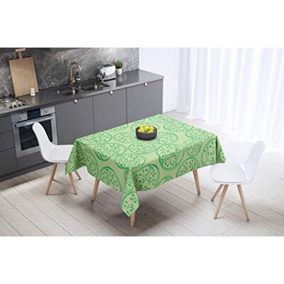 Bonamaison Kitchen Decoration, Tablecloth, 145 cm x 145 cm Designed and Manufactured in Turkey Bonamaison Kitchen Decoration, Tablecloth, 145 cm x 145 cm Designed and Manufactured in Turkey