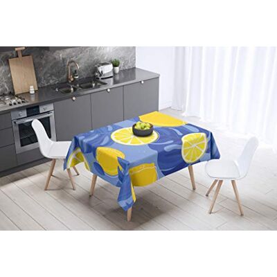 Bonamaison Kitchen Decoration, Tablecloth, 145 cm x 145 cm Designed and Manufactured in Turkey Bonamaison Kitchen Decoration, Tablecloth, 145 cm x 145 cm Designed and Manufactured in Turkey